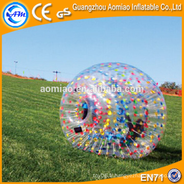 Beaux points colorés de haute qualité TPU / PVC hamster ball / zorb ball location